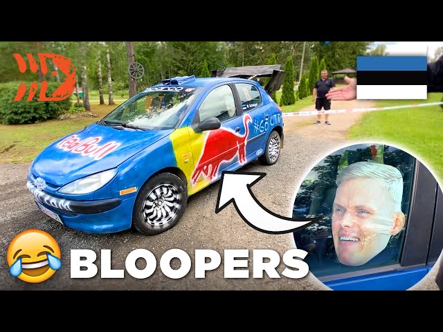 Tänak's Peugeot Puma and Rovanperä's Rings - Bloopers & Funny Moments from WRC Rally Estonia 2023