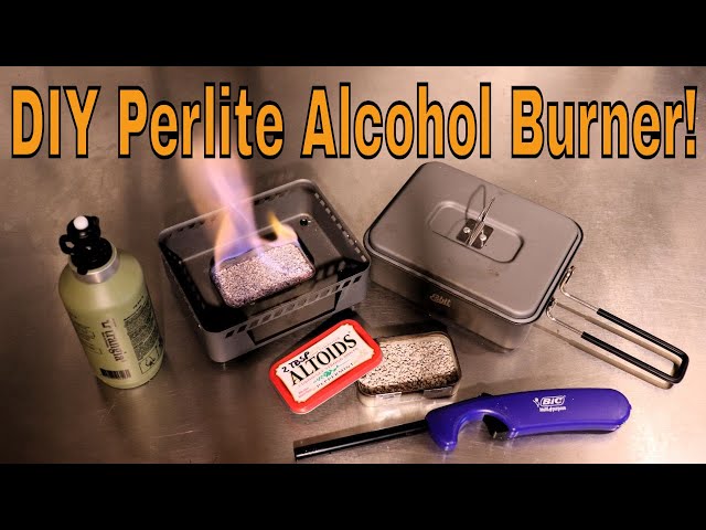 My DIY Perlite Alcohol Burner! Super Inexpensive, Easy To Assemble And VERY Effective!