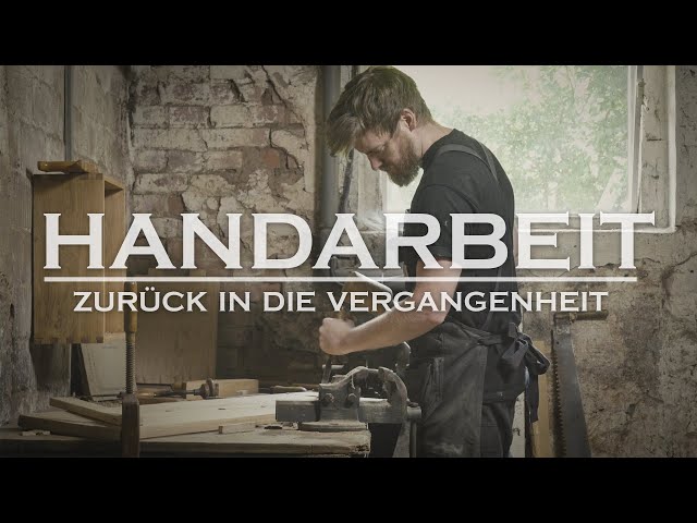 Altes Handwerk #3 - Die rustikale Sitzbank - Handarbeit wie vor 100 Jahren