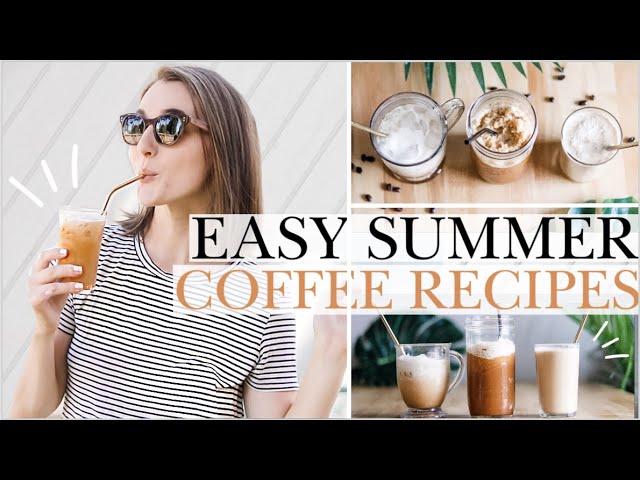 FAVORITE SUMMER COFFEE RECIPES! ☀️ | Healthy & Easy Dupes for your favorite drinks!
