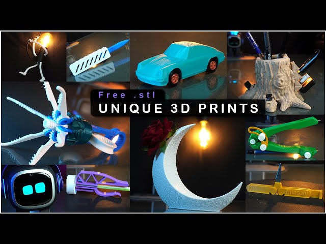 MUST-SEE 3D Prints Ideas & FREE .Stl Files 😍 Part 44 #3dprinting