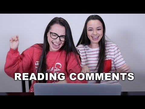 Reading Comments 2 - Merrell Twins