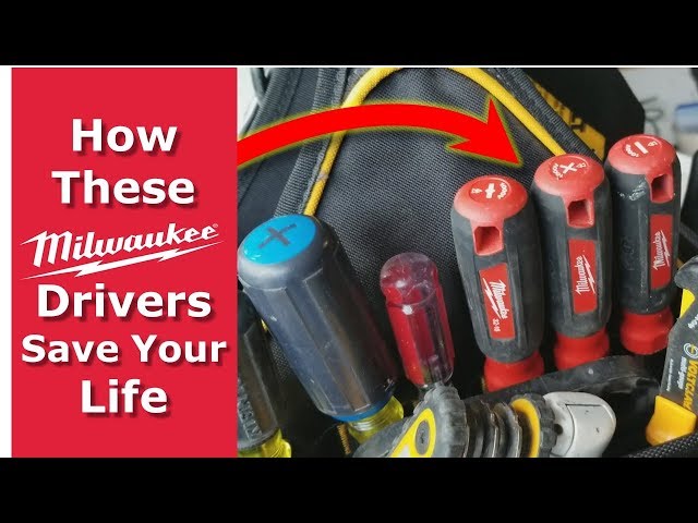 How These Milwaukee Screwdrivers Save Your Life, Electricians Tools