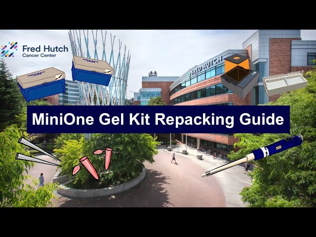 MiniOne Gel Kit Repacking Guide - Science Education Partnership