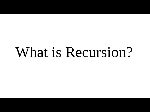 Quick Introduction to Recursion in Python