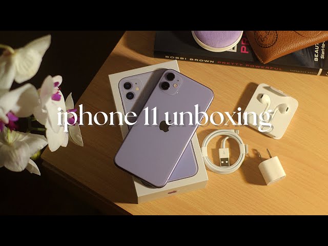 iPhone 11 Purple Unboxing 💜