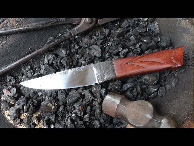 Knifemaking ~ forged integral survival knife