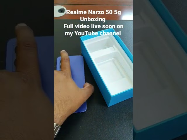 Realme Narzo 50 5g Unboxing