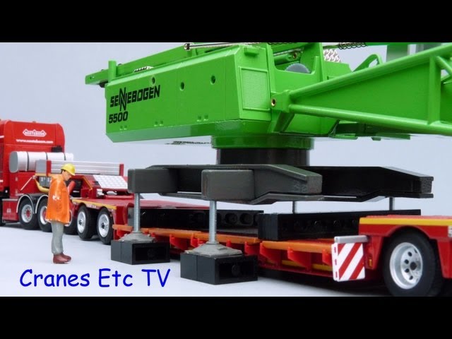 Conrad Sennebogen 5500 Starlifter Crawler Crane by Cranes Etc TV