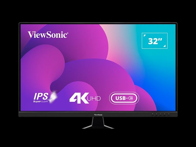 ViewSonic VX3267U 4K IPS monitor with 65W PD USB-C unveiled