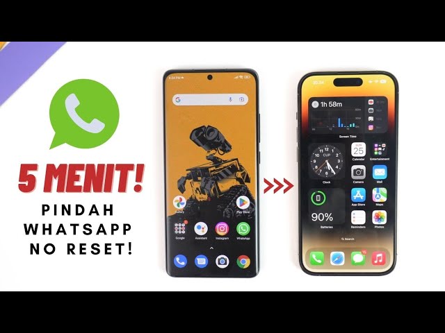 ANTI RIBET!!! Pindah chat WhatsApp dari Android ke iPhone dan iPhone ke Android.
