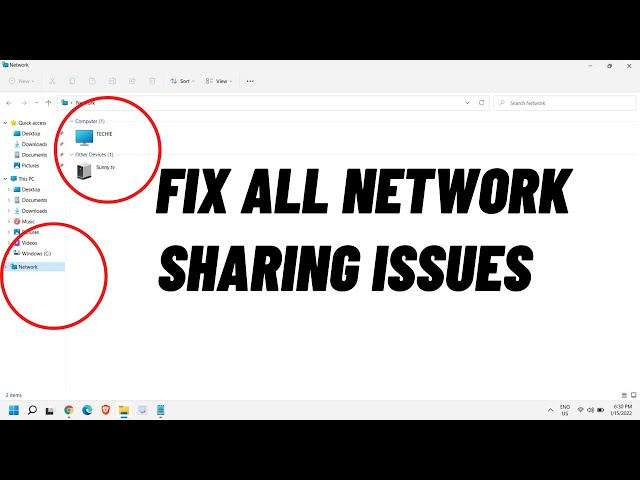 How to Fix All Network Sharing Issues | Fix Computer not showing in Network (2022)
