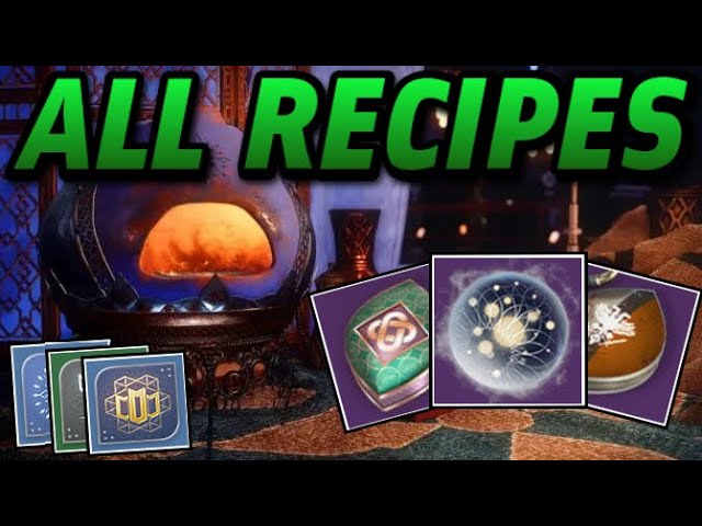 THE DAWNING 2023 - The Complete Ingredient and Recipe List For Eva Levante's Oven! | Destiny 2
