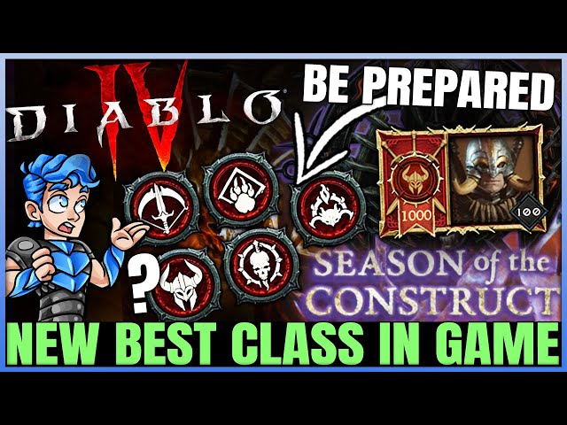 Diablo 4 - New Best Class in Game - Season 3 Ranking - T100 & Uber Boss Meta & BROKEN Builds!