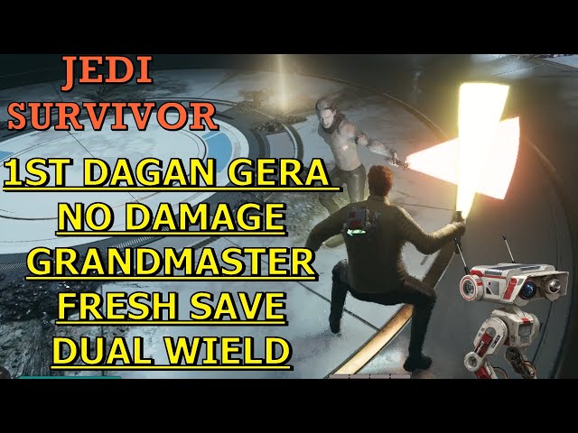 Dagan Gera Boss Fight Grandmaster No Damage | Star Wars: Jedi Survivor