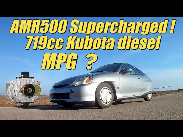 S4 E10. We find out if the AMR500 supercharged Kubota diesel engine is more fuel efficient.