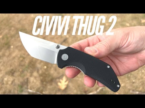 Civivi Thug 2: Compact Little Knife, Unique Look for EDC in Nitro-V Steel