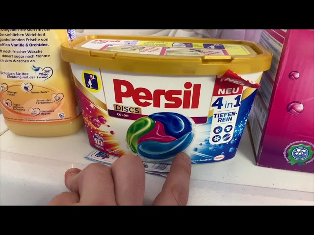 Persil 4in1 DISCS Color Bunt Waschmittel Buntwaschmittel in Cap Form Dosieranleitung Buntwäsche