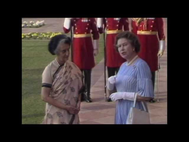 The Queen visits New Delhi, 1983