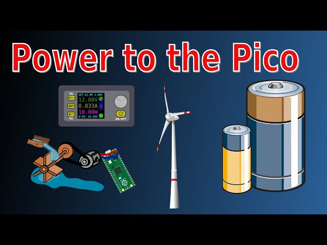 Power for the Raspberry Pi Pico - Guide to using VBUS, VSYS and 3V3 for external power circuits