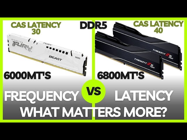 RAM frequency vs. latency: What matters more?