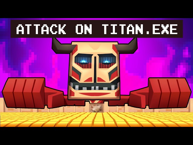 10,000 Villagers VS Attack On Titan.EXE