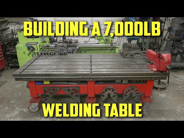 Building a 7,000lb Welding Table for $600