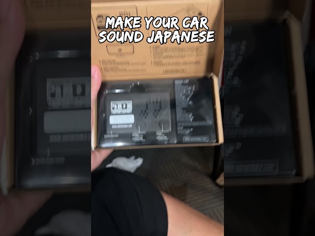 Make Your Car Sound Japanese (Melody Box) #shorts