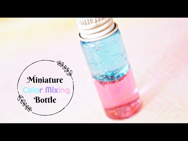 Miniature Color Mixing Experiment Bottle