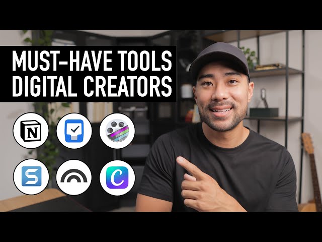 8 MUST-HAVE Tools For Digital Product Creators // My Favourite Apps and Tools