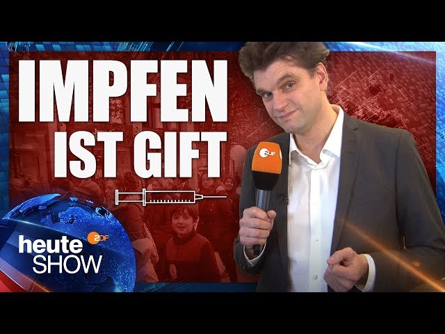 Lutz van der Horst trifft auf Impfverweigerer | heute-show vom 10.11.2017
