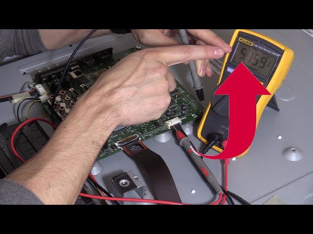 Fixing LCD flat screen TV Not turning on No standby LED pt1