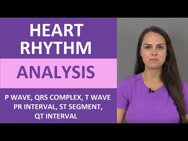 How to Analyze a Heart Rhythm: P Wave, QRS Complex, T Wave, PR Interval, ST Segment