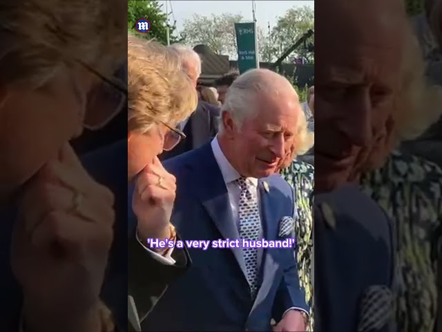 'Very strict husband!' King Charles makes hilarious joke at Chelsea Flower Show