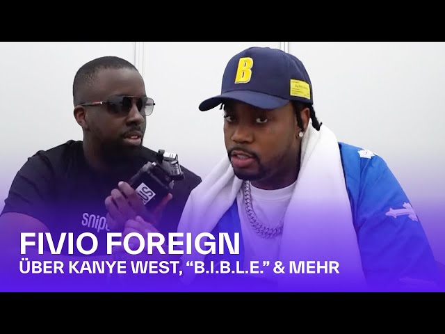 Fivio Foreign über Kanye West, neues Album "B.I.B.L.E." & mehr | Kurzinterview mit JP