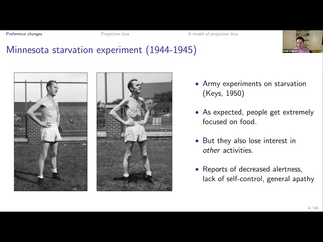 Lecture 17: State-Dependent Preferences, Projection, and Attribution Bias