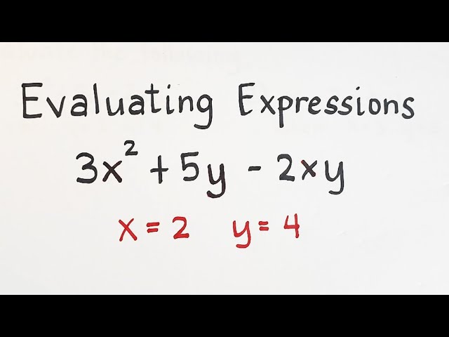 How to Evaluate Algebraic Expressions: Step by step Guide by Teacher Gon
