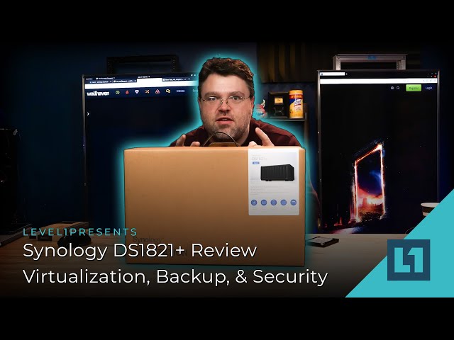 Synology DS1821+ Review - Virtualization, Backup, & Security