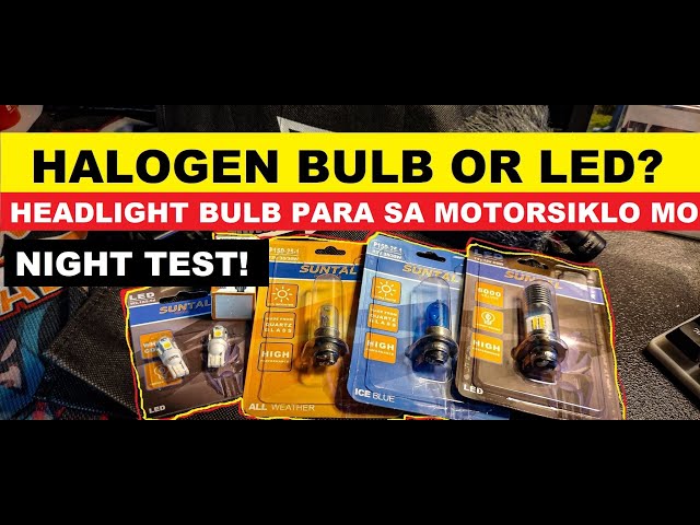 HALOGEN BULB O LED? NIGHT TEST | Suntal Products | Part 01