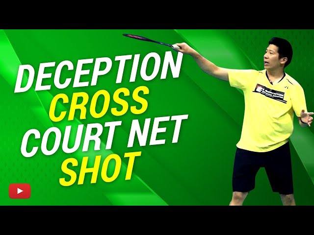 Deception Cross Court Net Shot featuring Coach Efendi Wijaya #badminton #badmintontips #bulutangkis