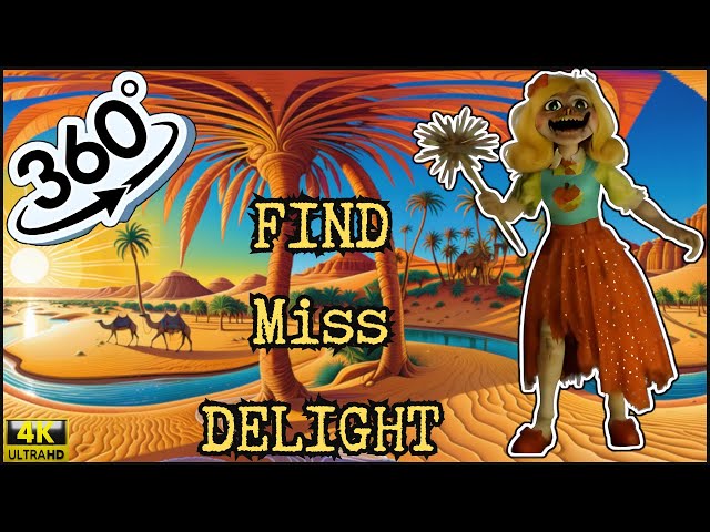 Miss Delight FINDING Poppy Playtime Chapter 3. 360° VR channel All Hiding