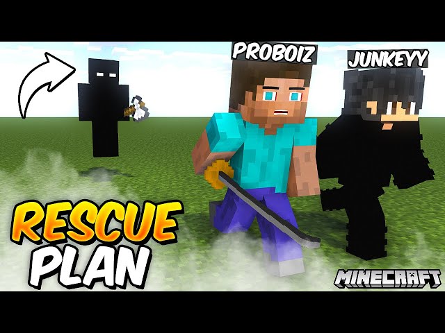 Rescuing JUNKEYY from NULL in Minecraft...