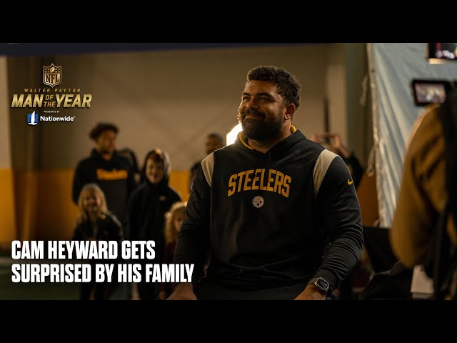 Pittsburgh Steelers Cam Heyward Gets Surprised by his Family  | WPMOY presented by Nationwide