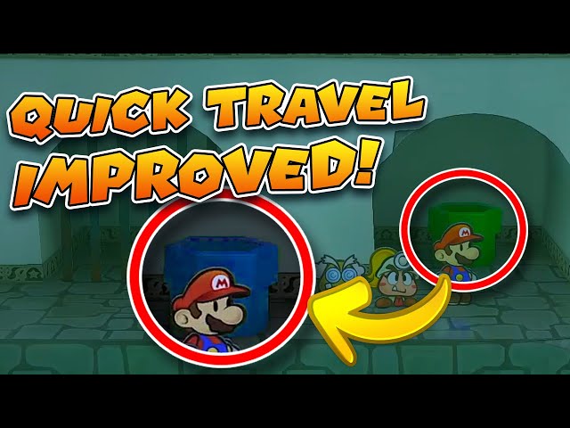 Whoa! Paper Mario TTYD Fixes a MAJOR Fast Travel Problem!