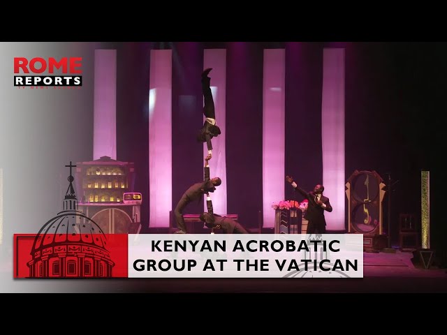 Kenyan acrobatic group bring their love of blues to the Vatican