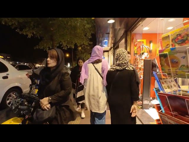 IRAN Walking In West Of Tehran & Seeing Iranian People in Streets Iran Vlog ایران