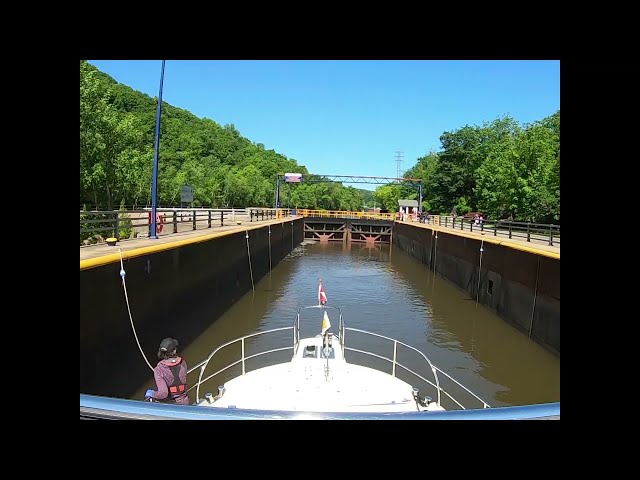 Great Loop, Erie Canal Lock 17 Time Lapse Video