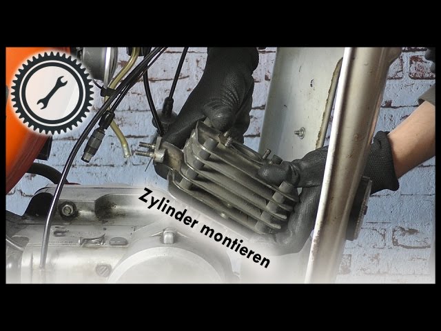 Assembly / changing the cylinder - Simson Tutorial