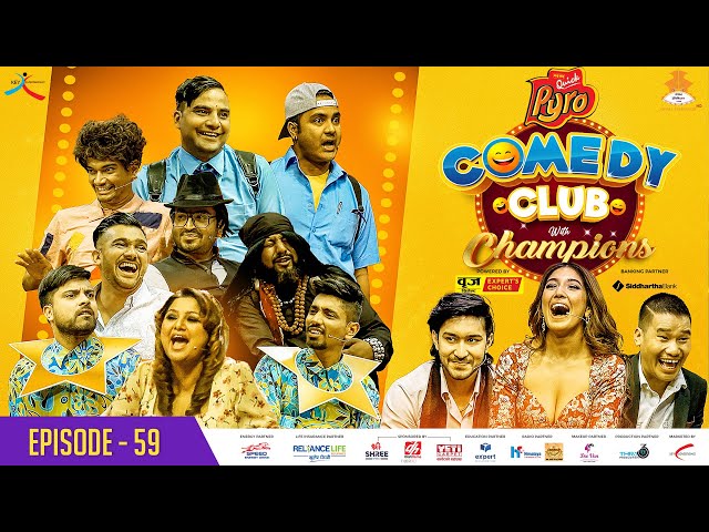 WAI WAI QUICK PYRO COMEDY CLUB WITH CHAMPIONS | EPI 59 | Aanchal Sharma, Ashirwad, KhaBaPu