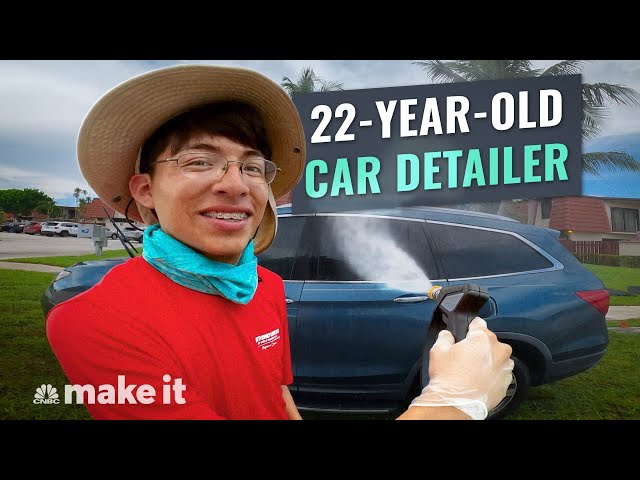 Living On $77K A Year Washing Cars At Age 22 | Gen Z Money